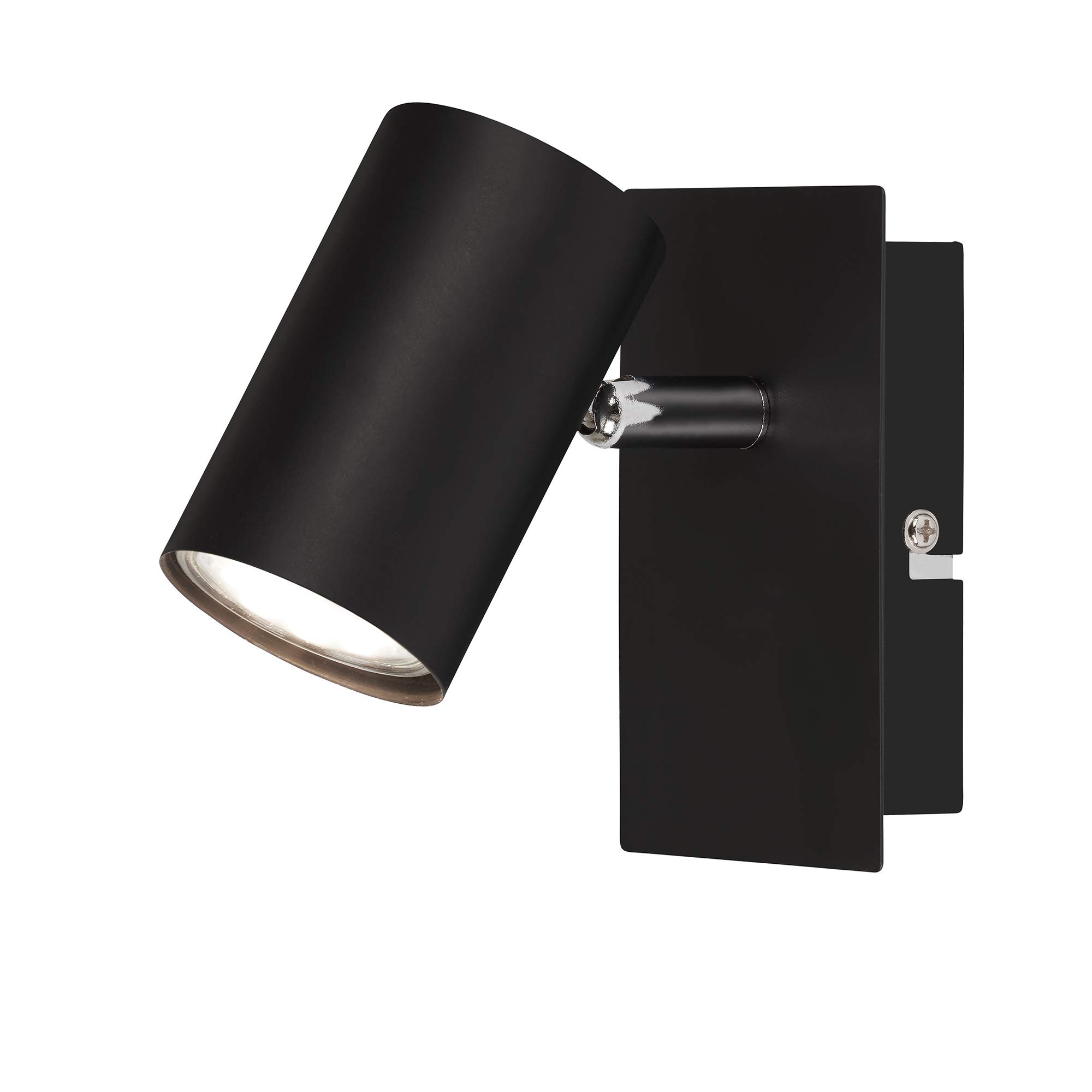 BRILONER Leuchten - Wall Spotlight, Adjustable, 1-Bulb Spotlight, GU10, Max. 40 Watt, Black