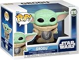 Funko POP Star Wars Mandalorian & Grogu Grogu Mudhorn Armor 3.75in view 1