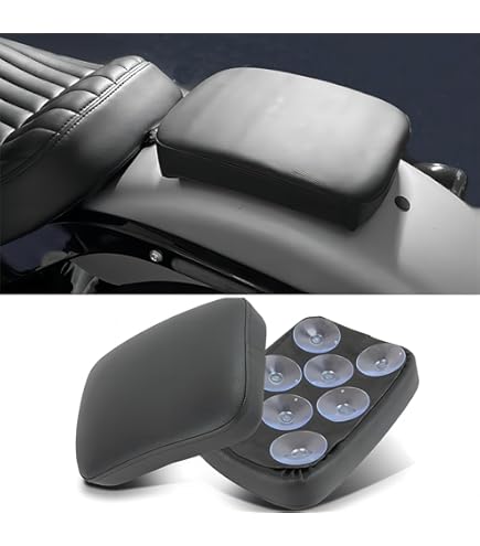 Amazon.com: ZXMOTO Motorcycle Rear Pillion Passenger Seat for