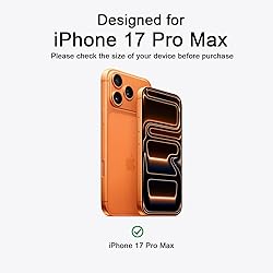 EUMADOVE for iPhone 17 pro max Case Translucent