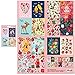 Nathalie Lete Flowers Pop up Cards Postcard Anniversary Wedding Thank You Greeting Cards Pack of 4
