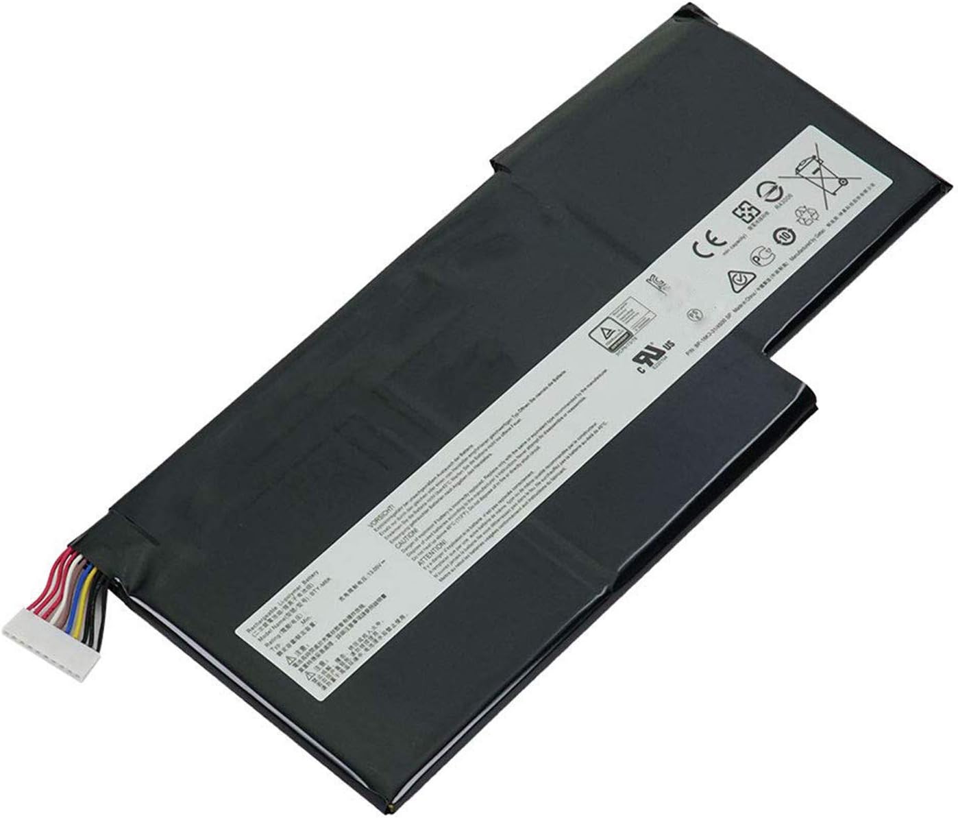 BTY-M6K Laptop Battery Replacement for MSI Stealth Pro GS63VR 7RG 7RG-005 GF63 Thin 8RC 8RD 9SC 9SCXR 8RD-050NL 010ES GF75 Thin 3RD 8SC 8RD 8RC 8RX 9SC 9SC-088CN MS-17B4 MS-16K3 (11.4V 4500mAh/52.4Wh)