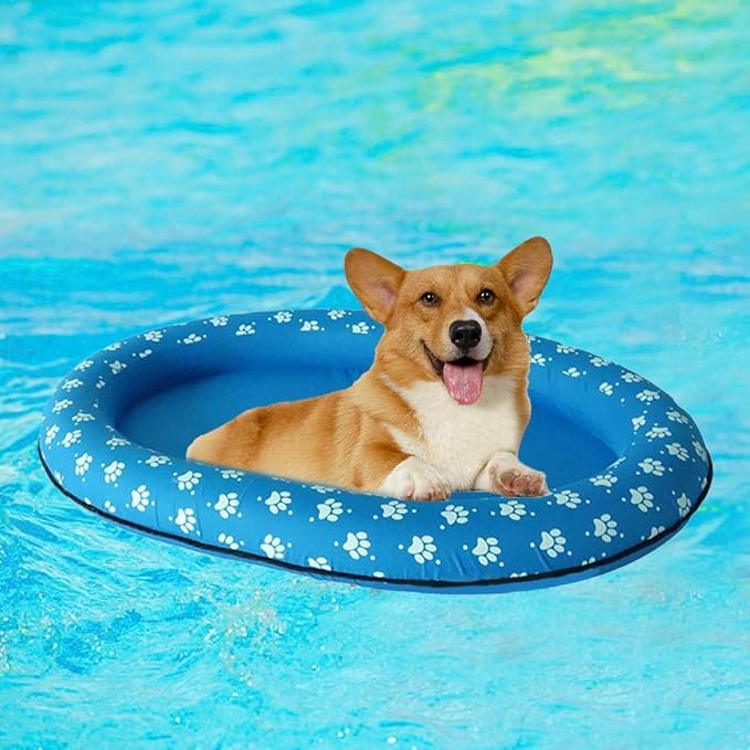 cama para perro flotante
