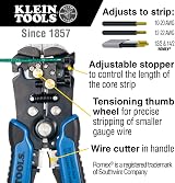 Klein Tools 11061 Stripper/Cutter Self-Adjusting Wire Blue view 2