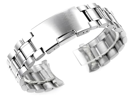 Amazon 腕時計 交換用 ベルト 20mm ステンレススチール シルバー