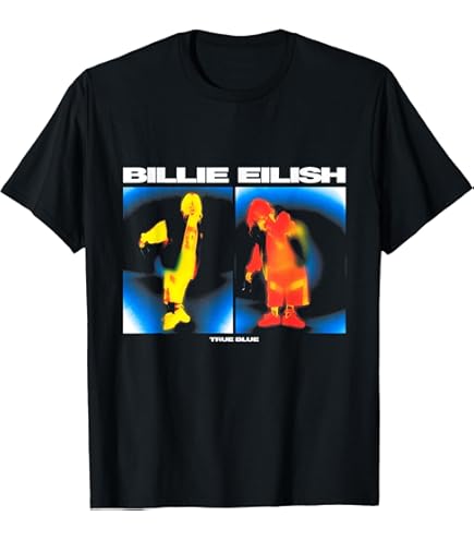 Amazon.com: Official Billie Eilish HIT ME Hard and Soft Blue Photo