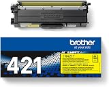 Brother TN-421Y Yellow Toner Cartridge 1 Pack Standard Yield Genuine view 3