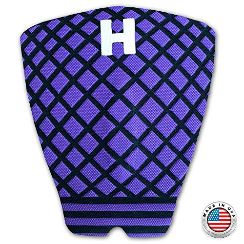 Hammer Surf Traction The MAG Traction Pad Tail Pad - Deck Grip - Made in The USA (Purple)