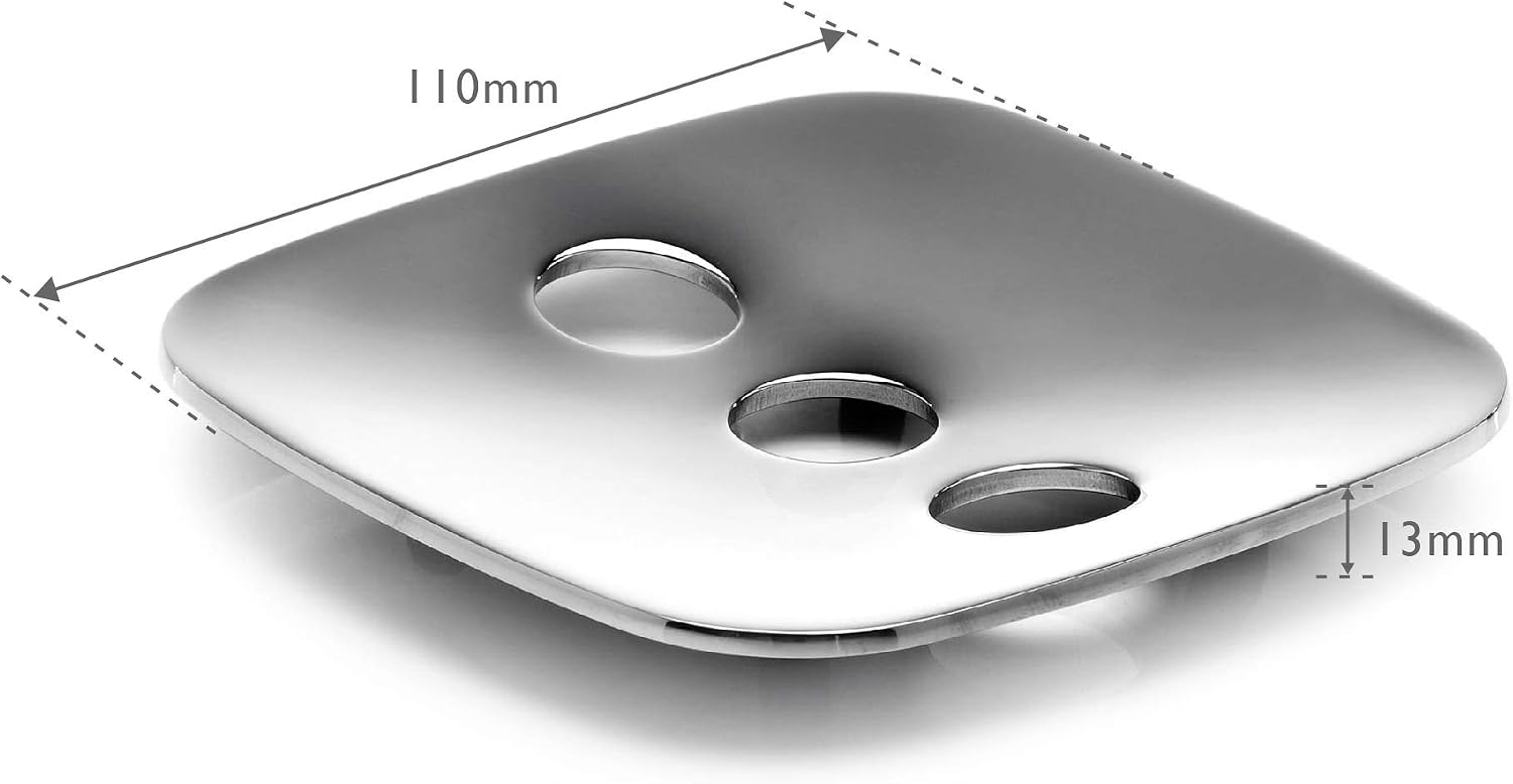 Robert Welch Burford Soap Dish. Made from the stainless steel. EASY CLEAN. 25-YEAR GUARANTEE - Image 4
