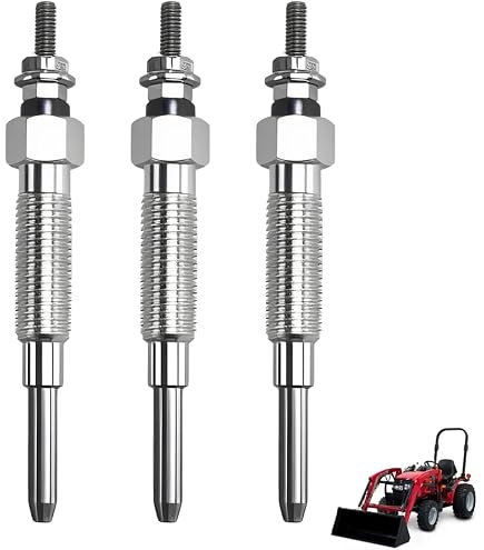Bougie De Préchauffage 32A66-03101/03102 - Compatible Moteurs Mitsubishi S4Q2, S4S Et Chariots Élévateurs FD23, FD25, Etc.
