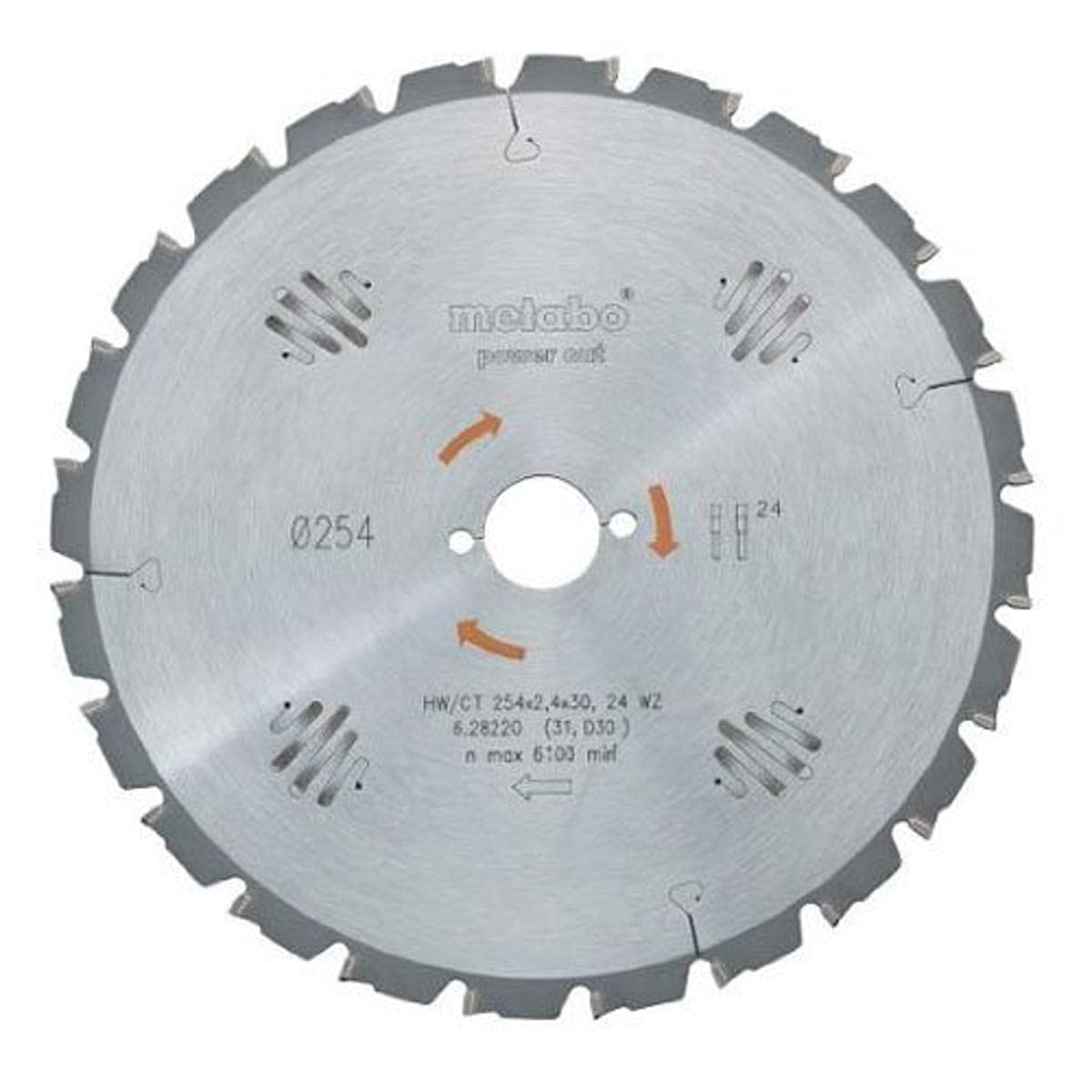 Metabo 628016000 HW/CT 315X30 24 WZ Circular Saw-Blade, Green