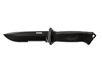 Gerber Prodigy Survival Knife, Serrated Edge, Black [8-8 ... Gerber Prodigy Survival Knife, Serrated Edge, Black [8-8 ...