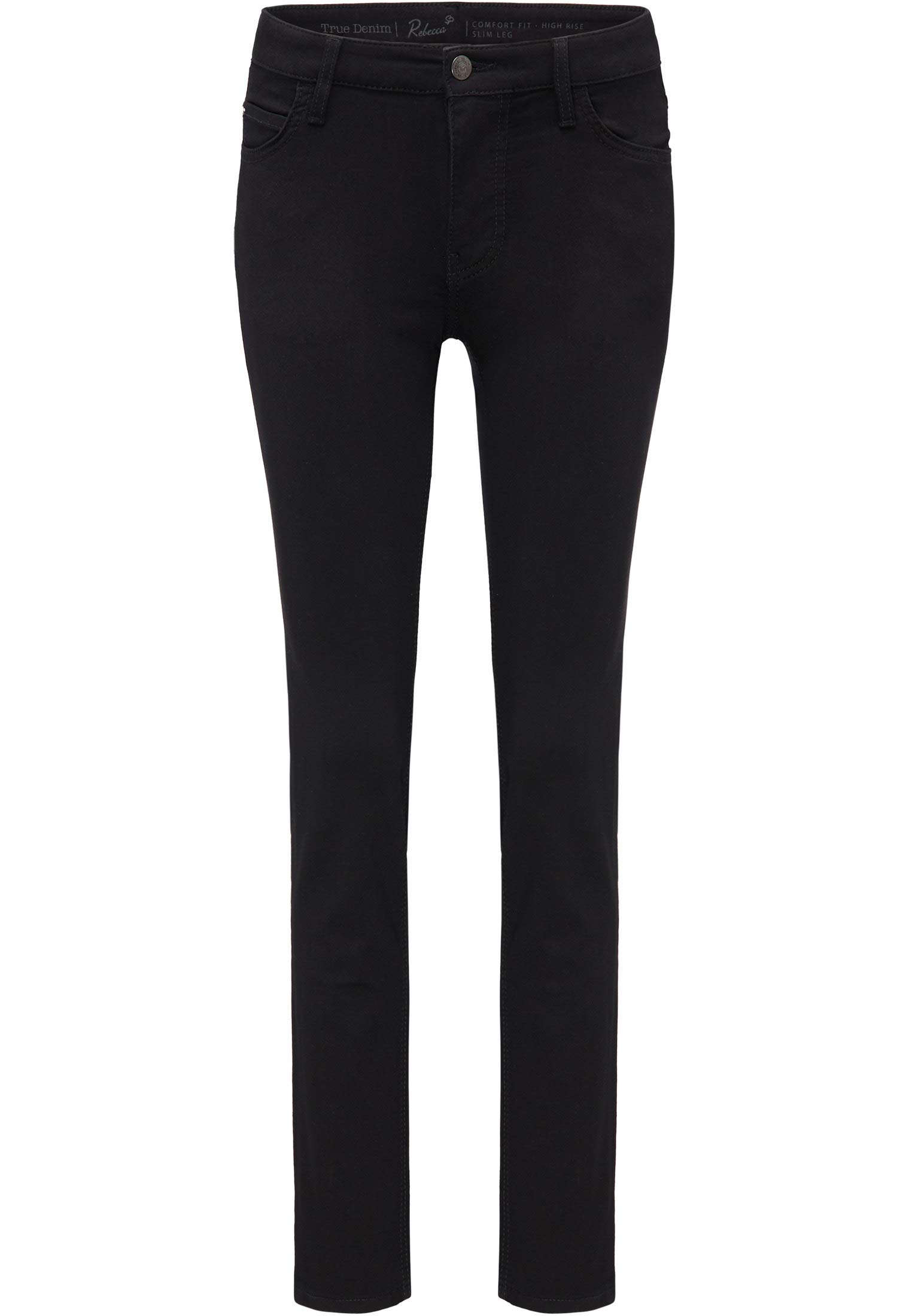 Jean Slim Femme Mustang Rebecca – Taille Haute, Stretch Confort, Coupe Parfaite, Délavage Authentique – Style 5 Poches Classique