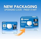 SUNKISS TrustPlus Incontinence Pants for Men and Women 16 Count Small/Medium view 6