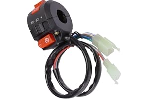 Anxingo Left Handlebar Start ATV Kill Light Starter Switch Fit for 50cc 70cc 90cc 110cc 125cc Chinese Taotao Sunl Roketa