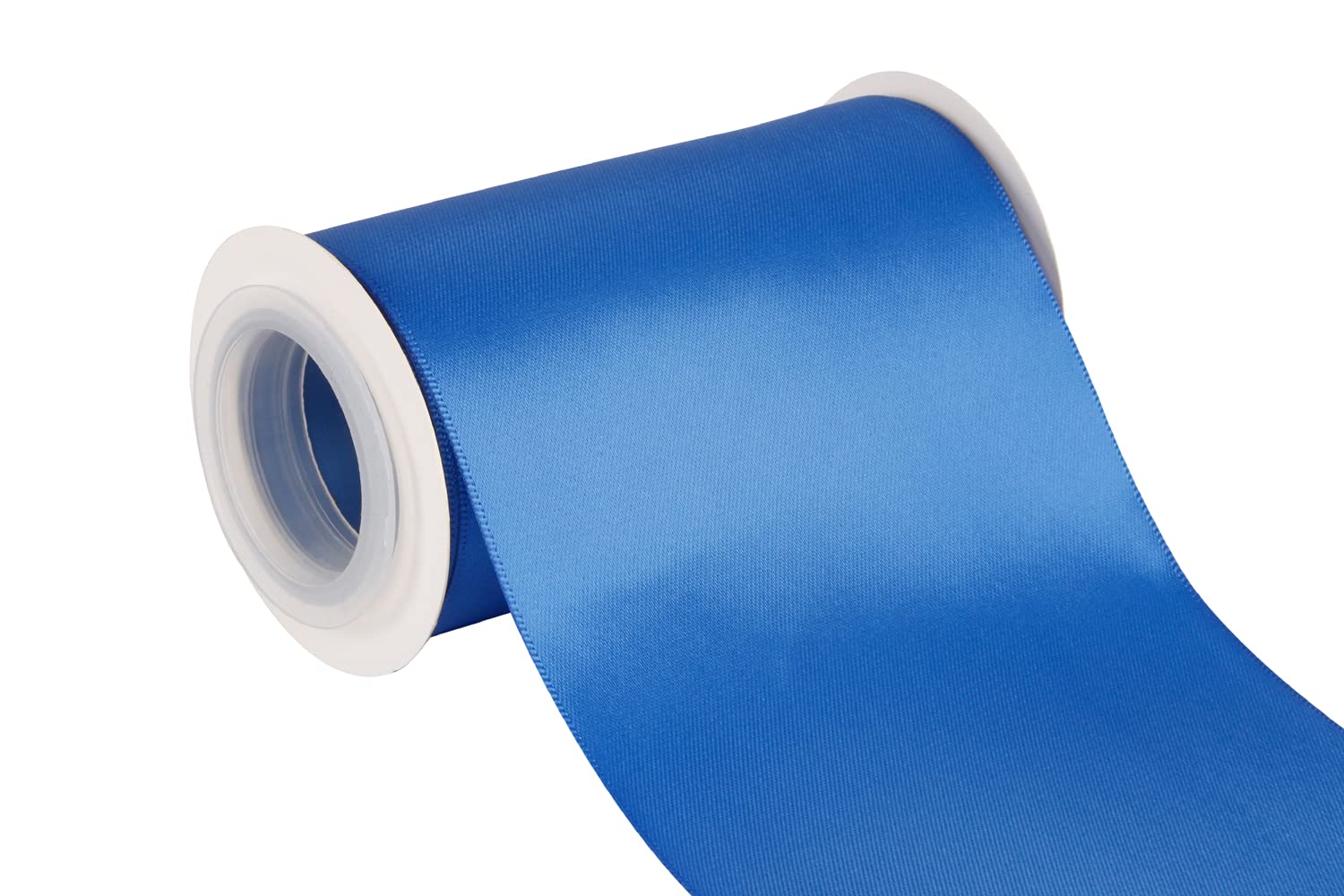 Joycrosso 100mm Double Faced Satin Ribbon 4.5 Meters-Roll Set for Chair Sash Gift Wrapping Party Favor Home Decoration Craft Supplies, Royal