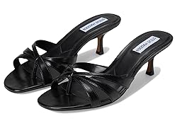 Steve Madden Women's Cary Heeled Sandal, Black