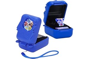 MGZNMTY Silicone Case for Bitzee Disney Interactive Toy Digital Pet and Case, Protective Skin Cover for New Bitsy Electronic Virtual Pet (Dsn Blue)