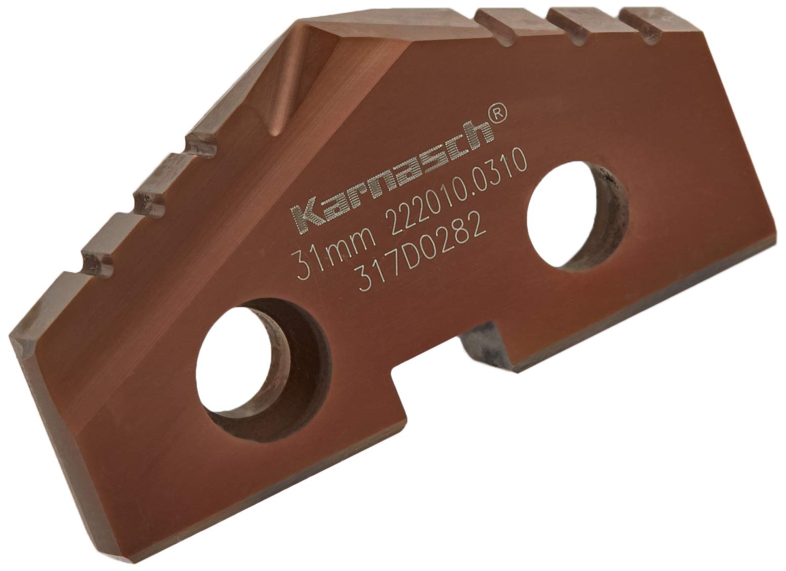 KARNASCH 2220100310 Palette Drill Bit, 31 mm Diameter, 132° Point Angle