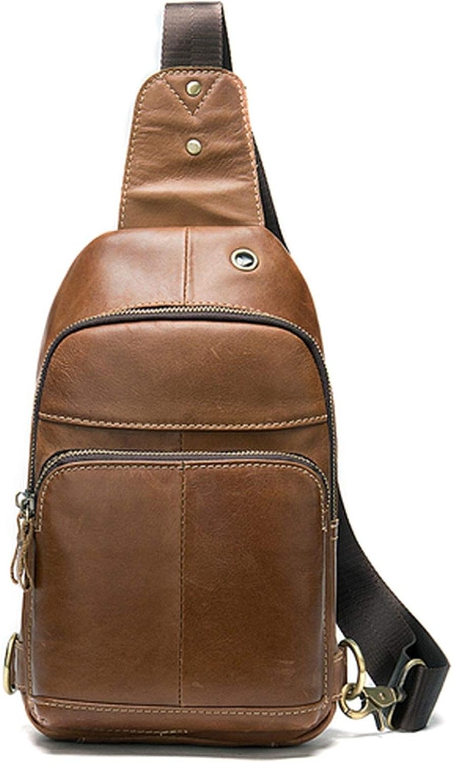 Male Leather Sling Bags Messenger Bag Men Shoulder Bag For Men Leather