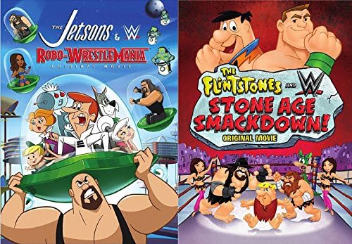Original Wwe Cartoon Jetsons Flintstones Wrestlemania Smackdown Dvd 2 Pack Robo Wrestlemania Orbit City Animated Amazon Com Au Movies Tv Shows
