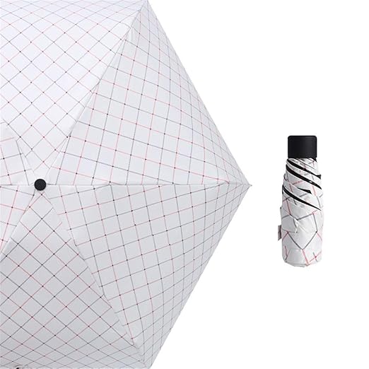 Comeyang Mini sombrilla, Paraguas de Viaje portátil, protección UV ...