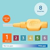 TePe Interdental Brush Extra Soft Orange ISO 1 0.45mm 8pcs view 2