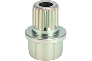 VekAuto Wheel Lock Lugnut Compatible for BMW, Durable 36/20PT Galvanized Alloy Steel Silver Tone Anti-Theft Screw Nut Removal