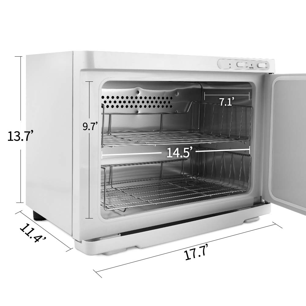 Multifunctional Towel Cabinet and Towel Warmer, Independent Control Lights and Heating Buttons.: Beauty