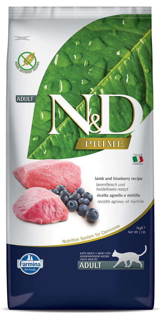 N&D Grain Free N&D Prime Cat Lamb & Blueberry Adult 5kg