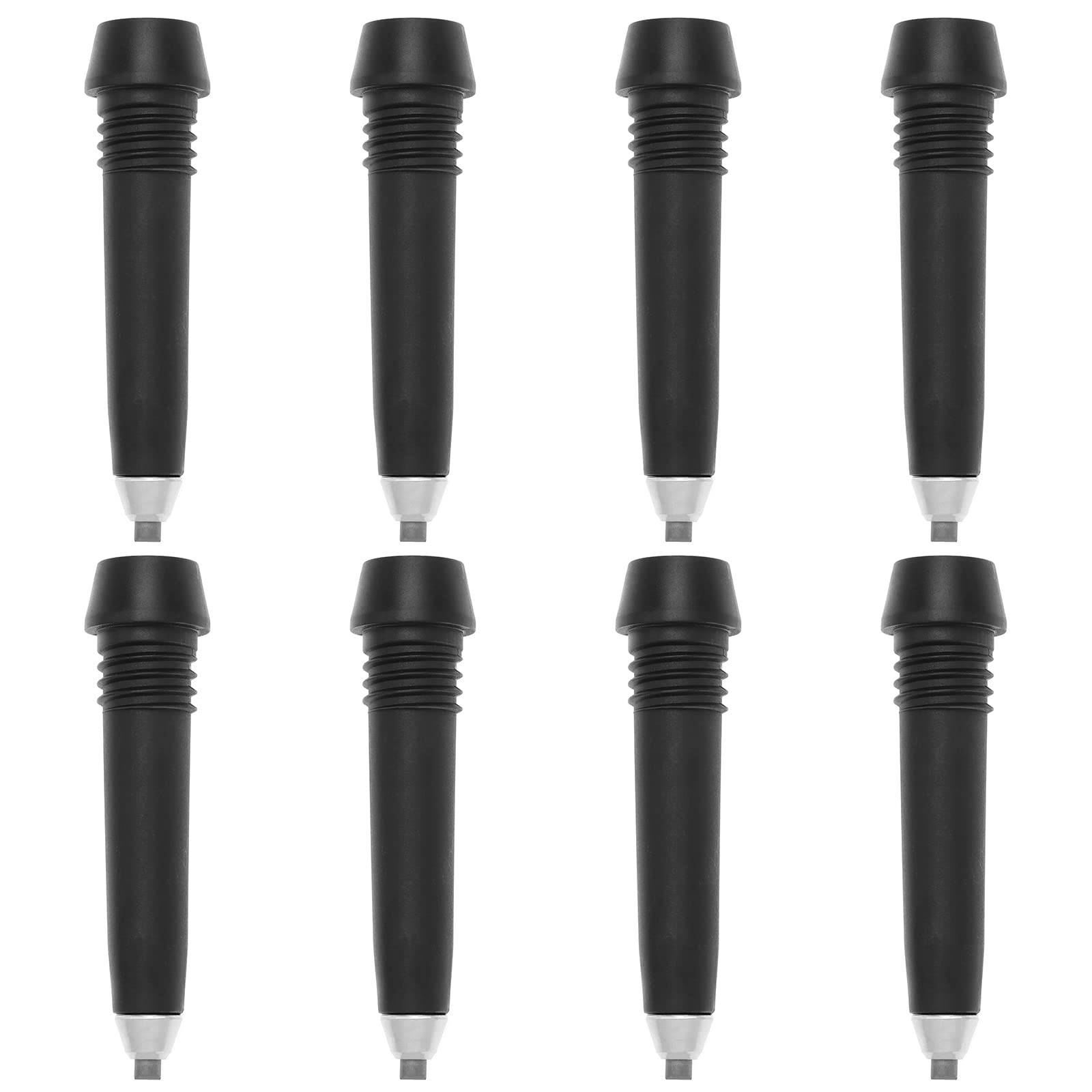 eMagTech 8PCS Hiking Pole Tips Carbon Tungsten Steel Portable Alpenstock Tips Trekking Rod Tips for Nordic Walking Pole Hiking Pole Trekking Sticks Alpenstock