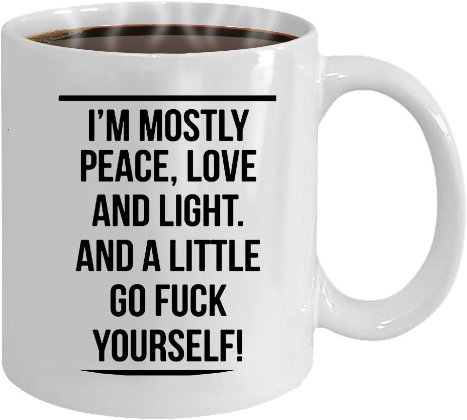 VTYOSQ Self Reminder Coffee Mug Inspirational Motivational Positive Affirmation Happiness Quote 11 Oz Novelty Tea Cup Men Women Brother Boyfriend Girlfri