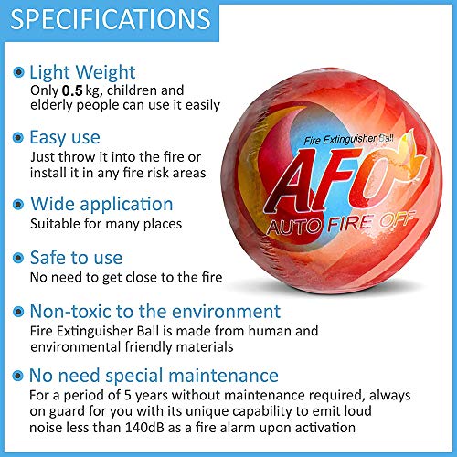 Fire Extinguisher Ball AFO Automatic SelfActivation Fire Ball With