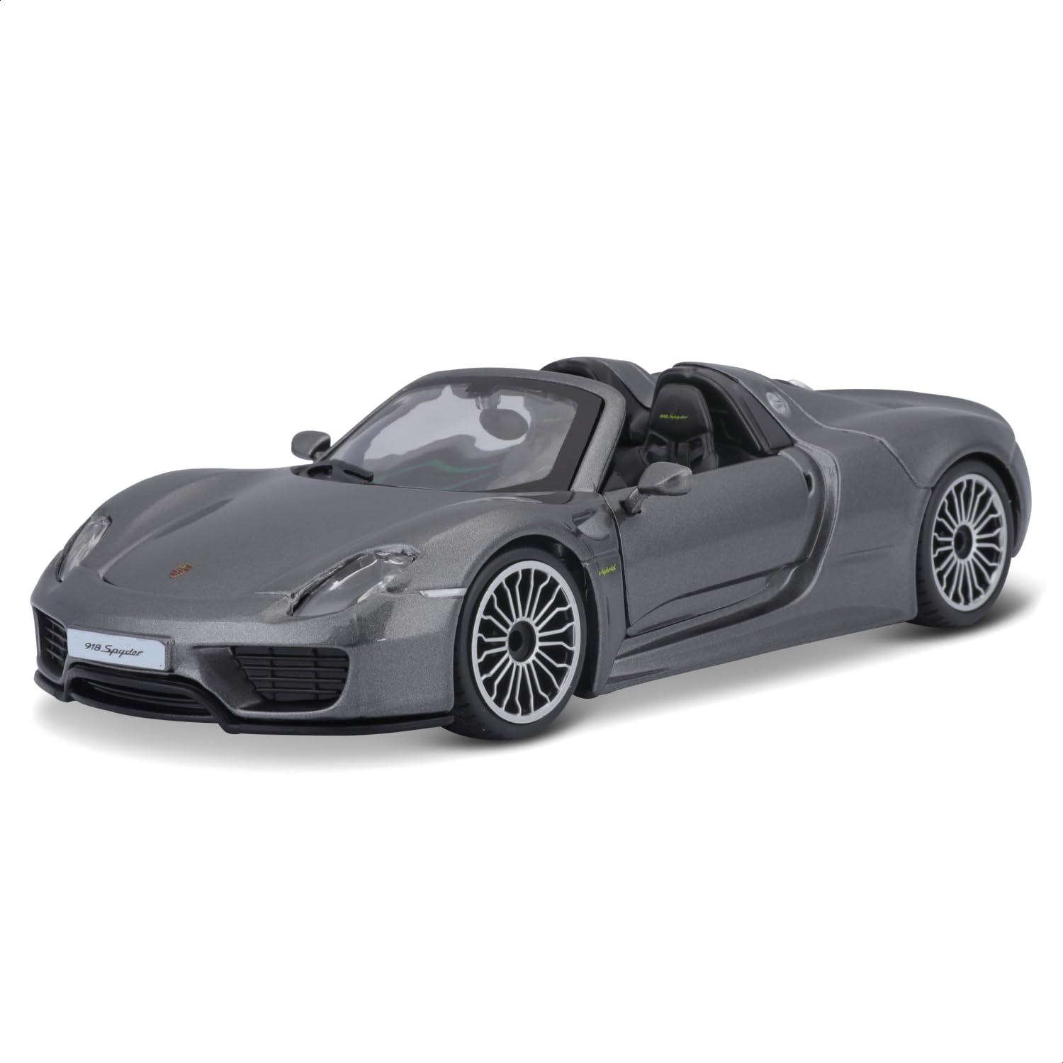 Bburago Porsche 918 Spyder Metal Car Grey (18-21076GY)