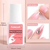 Sularpek 3 PCS Extra Strong Nail Glue 7ML Brush-On Gel For Tips view 2