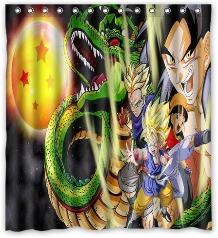ScottShop Custom Dragon Ball Waterproof Bathroom Shower Curtains/drape/panels/treatment 66 "x 72" Inch