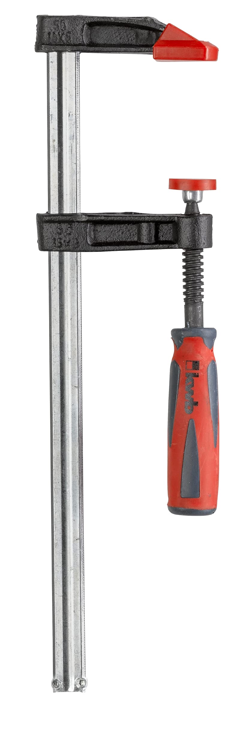 kwb 50x250 Pro Screw Clamp with 2-Component Grip, 250 mm Jaw Opening, 50 mm Clamping Depth — image 1