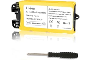 CHGDKJY 3.0Ah XFBT620 Battery Compatible with Shark IX141 IX140 IX142 IZ140 IZ140C IZ141C IZ142 UZ145 Cordless Vacuum Cleaners Rocket Pet Stick Rocket Pro