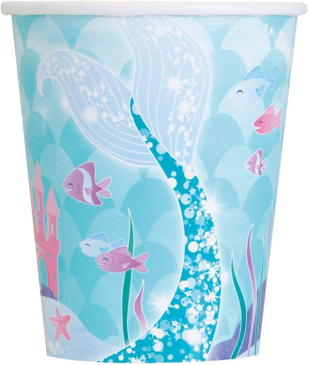 Mermaid Party Supplies for Girls Birthday, Multicolour, Mermaid 16kit - Image 4