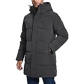 Pioneer Camp Mens Long Winter Coat Hooded Waterproof Insulated Puffer Jacket Thicken Puffy Warm Down Windbreaker Parka