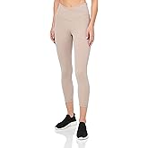 Danskin Womens Crossover Waist Crop Leggings