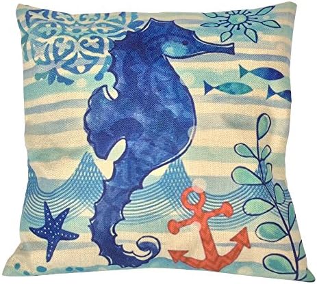 Sunlightsell Mediterranean style Square Decorative Fashion Throw Pillow Case Cushion Cover (B1)