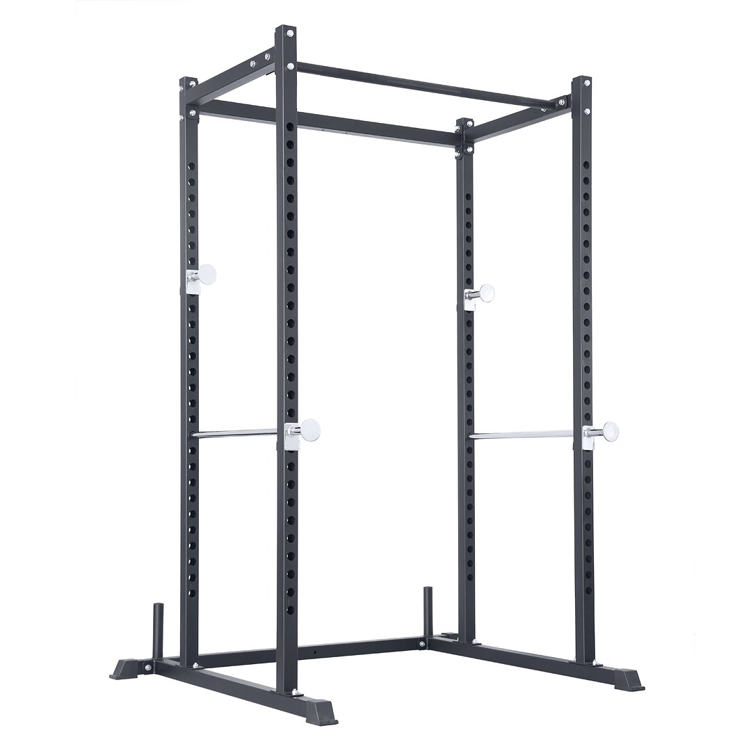 Power Rack NEW Squat Deadlift HD Lift Cage Bench Racks Chrome Safety
