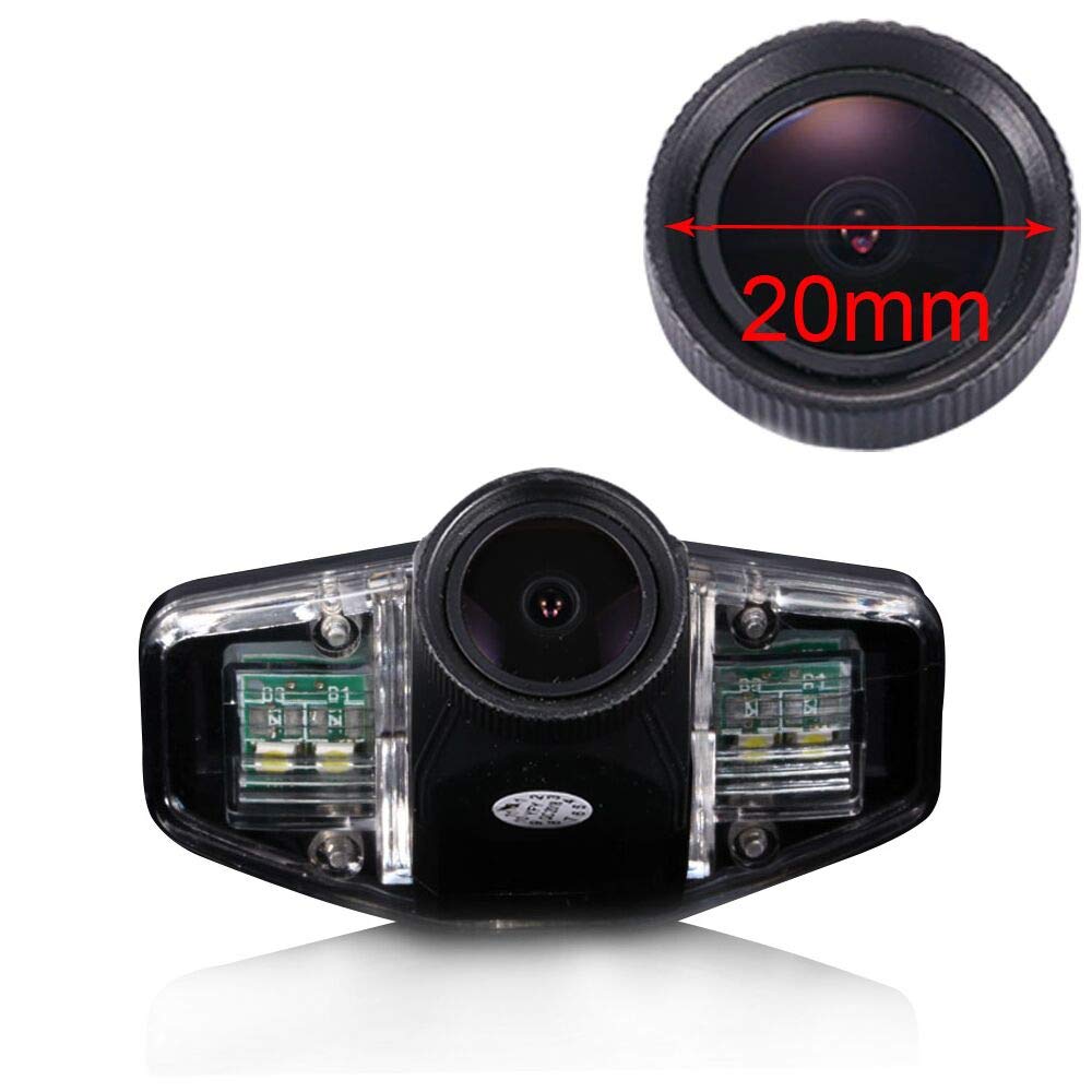 New 20mm Lens HD Color Waterproof Night Vision Car license plate light Rear View Camera for Honda Accord Civic EK/FD Odyssey Pilot Acura TSX