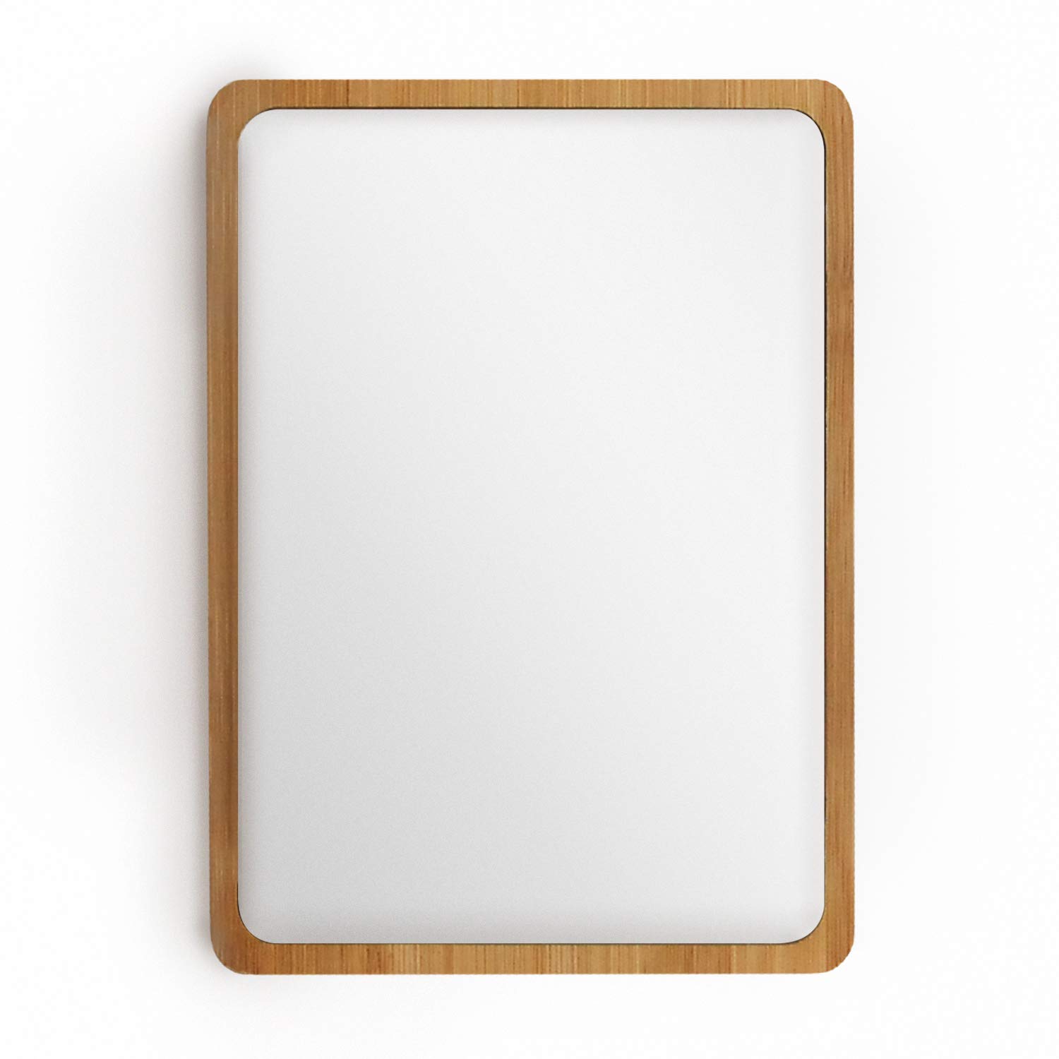 Locker Mirror with Bamboo Frame. 5'x7' Modern