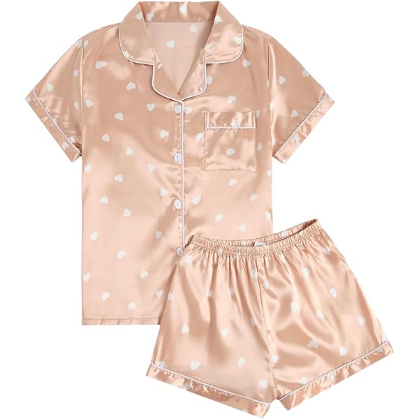 CXJYSD Conjunto De Pijama De Satén Para Mujer,Conjunto De Pijama De 