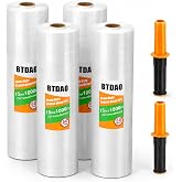 4 Rolls Stretch Wrap 15"x1000 Feet Stretch Film Shrink Wrap Packing Moving Suppliers for Shipping Moving Suppliers Packing Pallet Wrapping Surface Protection 60 Gauge (4 Rolls)