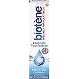 Biotene Dry Mouth Fluoride Toothpaste Fresh Mint Original 4.3 Oz. (2 Pack)