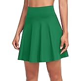 Knee Length Skorts Skirts for Women with Shorts High Waisted 20" Tennis Skirts Athletic Golf Skirt Workout Skort with Pockets