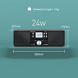 Panasonic SC-DM202EG-K Micro HiFi System Bluetooth CD USB DAB/FM Radio view 9